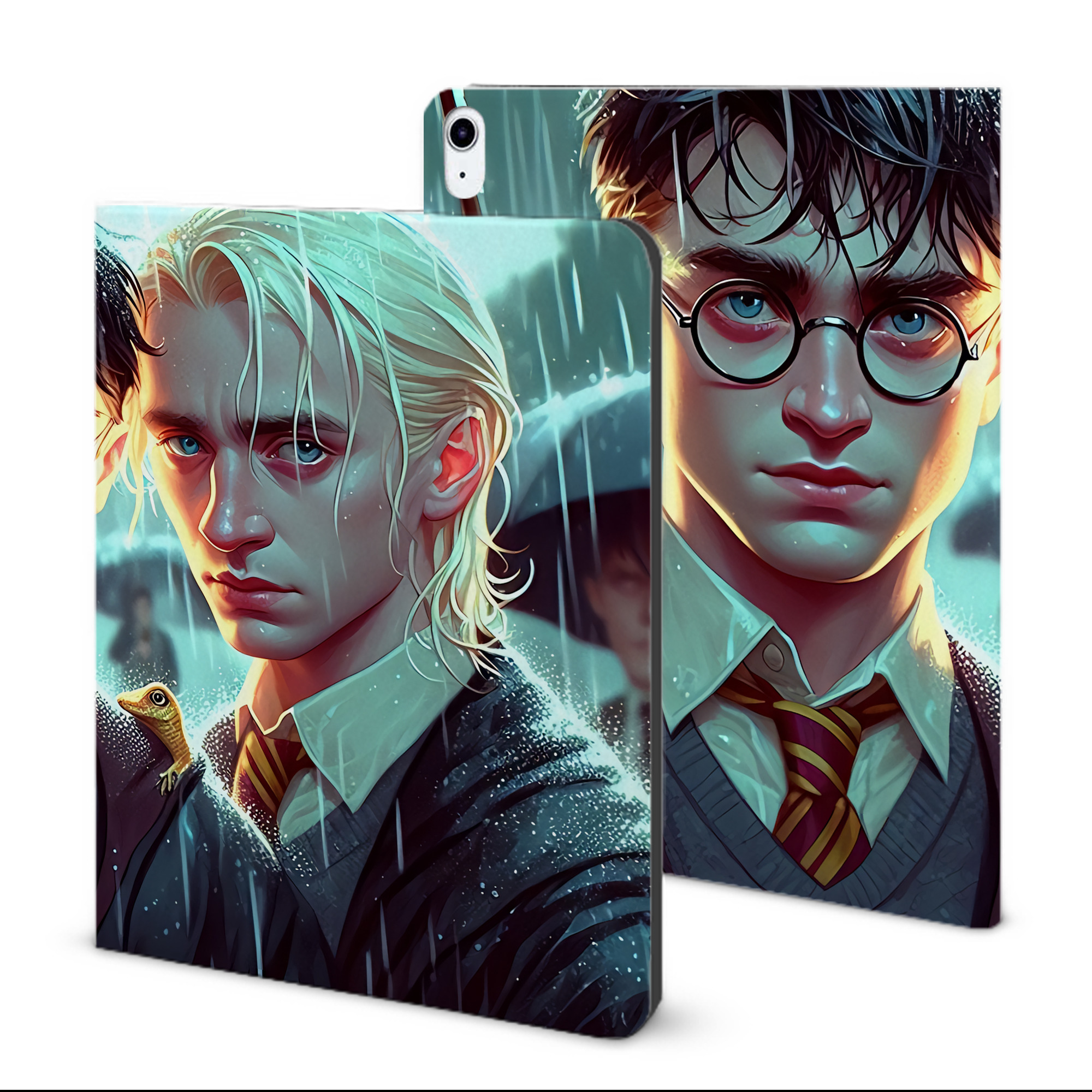 （画像用） Harry Potter ハリー・ポッターシリーズ IPad ケース ブック型 PUレザー TPU 耐衝撃 軽量 薄型 ペン収納なし 全面保護 IPad 各モデル対応